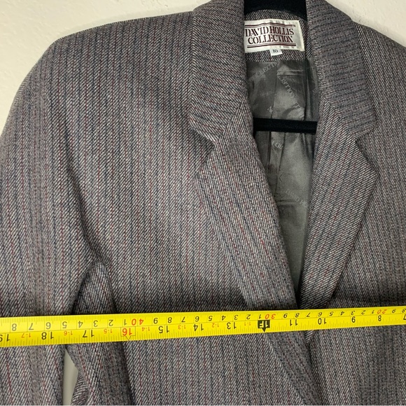 David Hollis Collection women’s vintage wool blazer jacket Size 10 - Picture 10 of 16